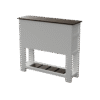 Entry_Way_Table_Render_Back 3D Model of a Farmstyle entry way table
