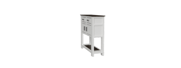 Entry_Way_Table_Render_Side 3D Model of a Farmstyle entry way table