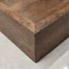 Serving tray cornor Birch wood serving tray with dark walnut stain mitered cornor